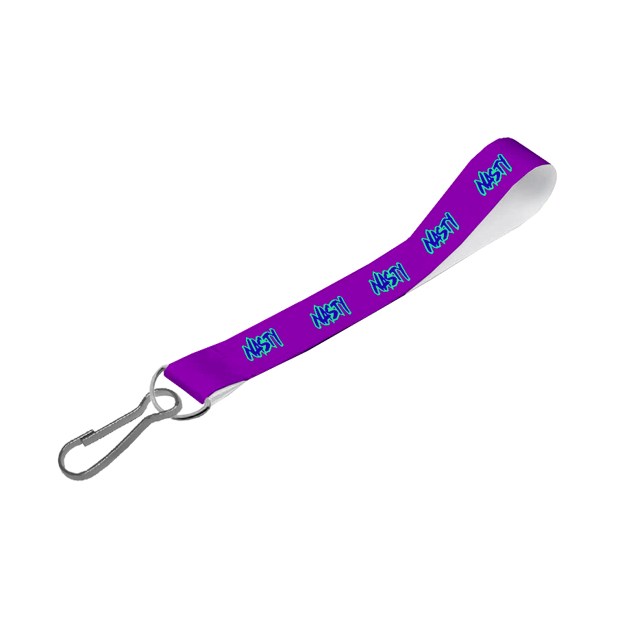 Satin Wrist Phone Strap S/Sided Print with Swivel Hook 25 x 340mm