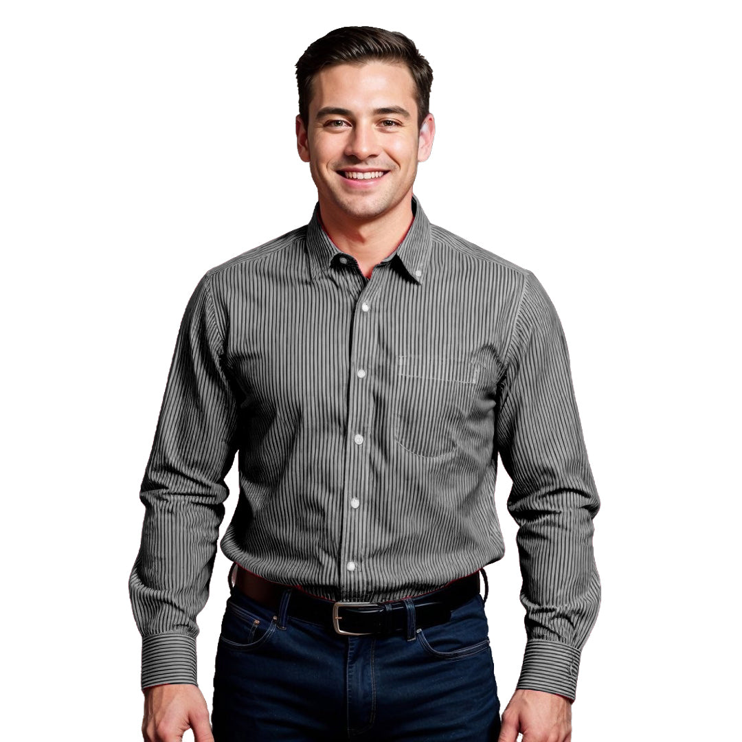 Vertigo Vertical Stripe Lounge Shirt Men’s