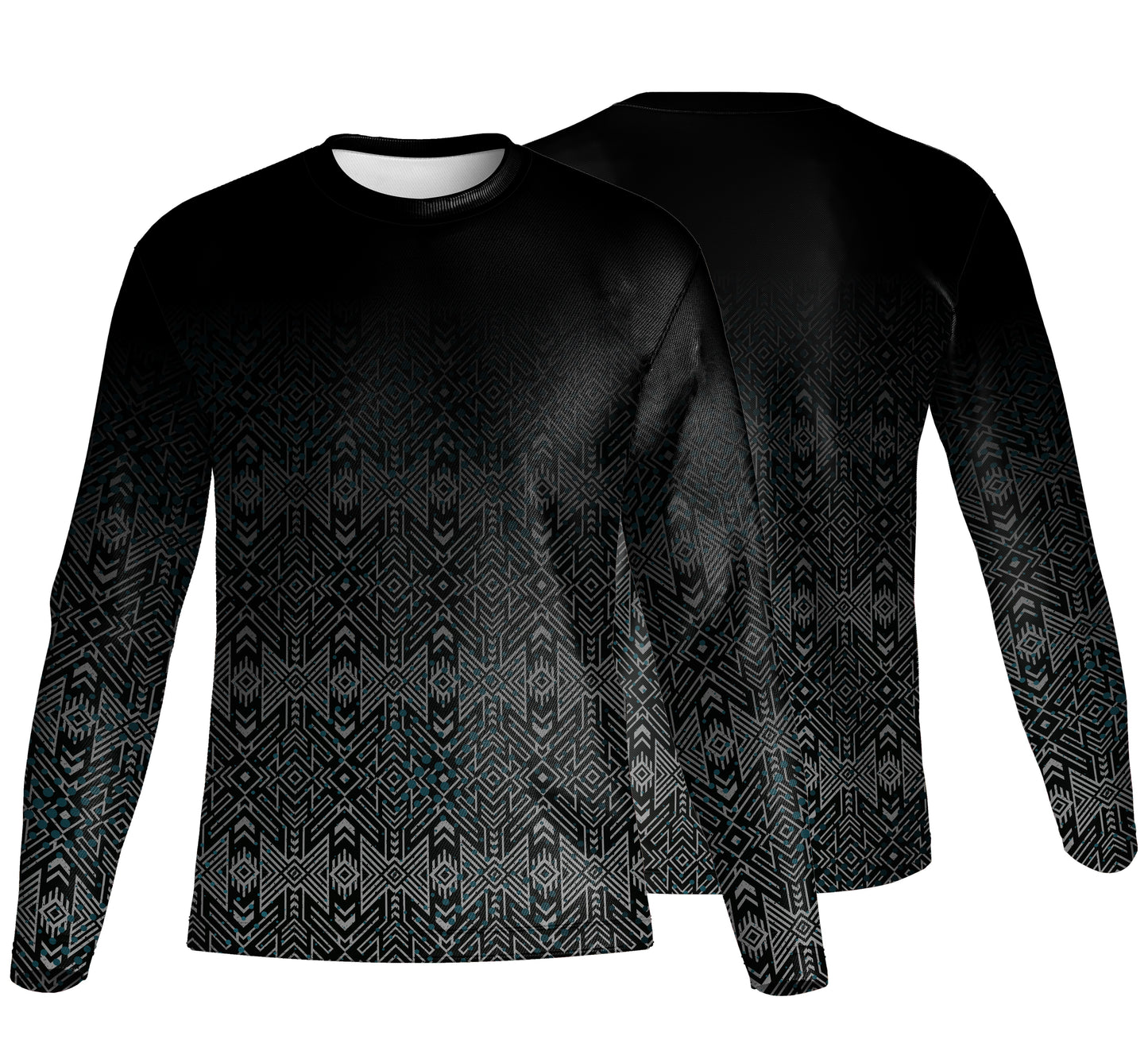 Unisex Long Sleeve Crew Neck T-Shirt | Birdseye | Africa Design