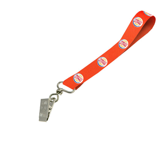 Hi-Viz Wrist Phone Strap DTF Full Colour Reflective Print S/Sided with Crocodile Clip