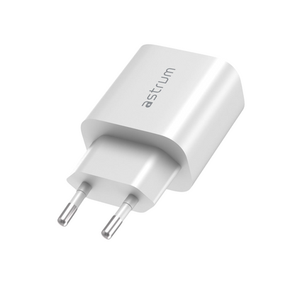 WATZ12D 12W Wall Charger 2 X USB-A WHT