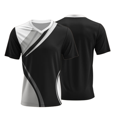 Unisex Dye Sublimated Short Sleeve V-Neck T-Shirt | Birdseye | Corporate Design