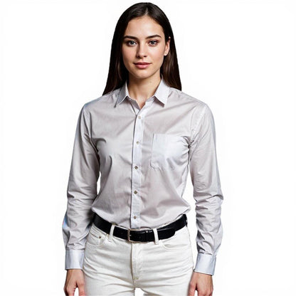Flux Brushed Cotton Lounge Shirt Ladies