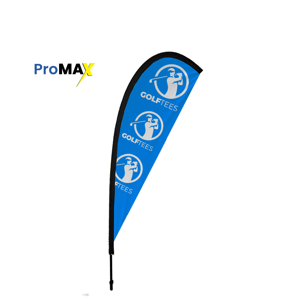 ProMAX Teardrop Banner 2m Single sided, Complete, Available in sets of 2