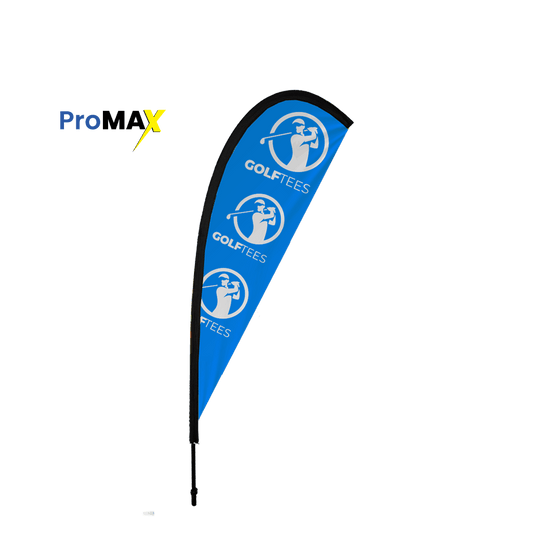 ProMAX Teardrop Banner 2m Single sided, Complete, Available in sets of 2