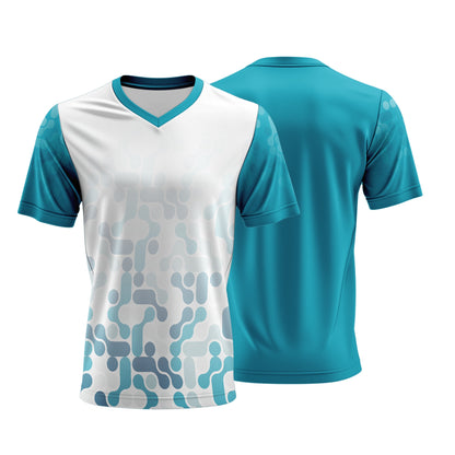 Unisex Dye Sublimated Short Sleeve V-Neck T-Shirt | Birdseye | Corporate Design