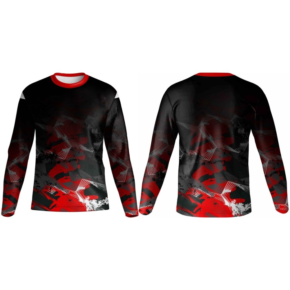 Kids Crew Neck Long Sleeve Fishing T-Shirt | Fitted Sleeve