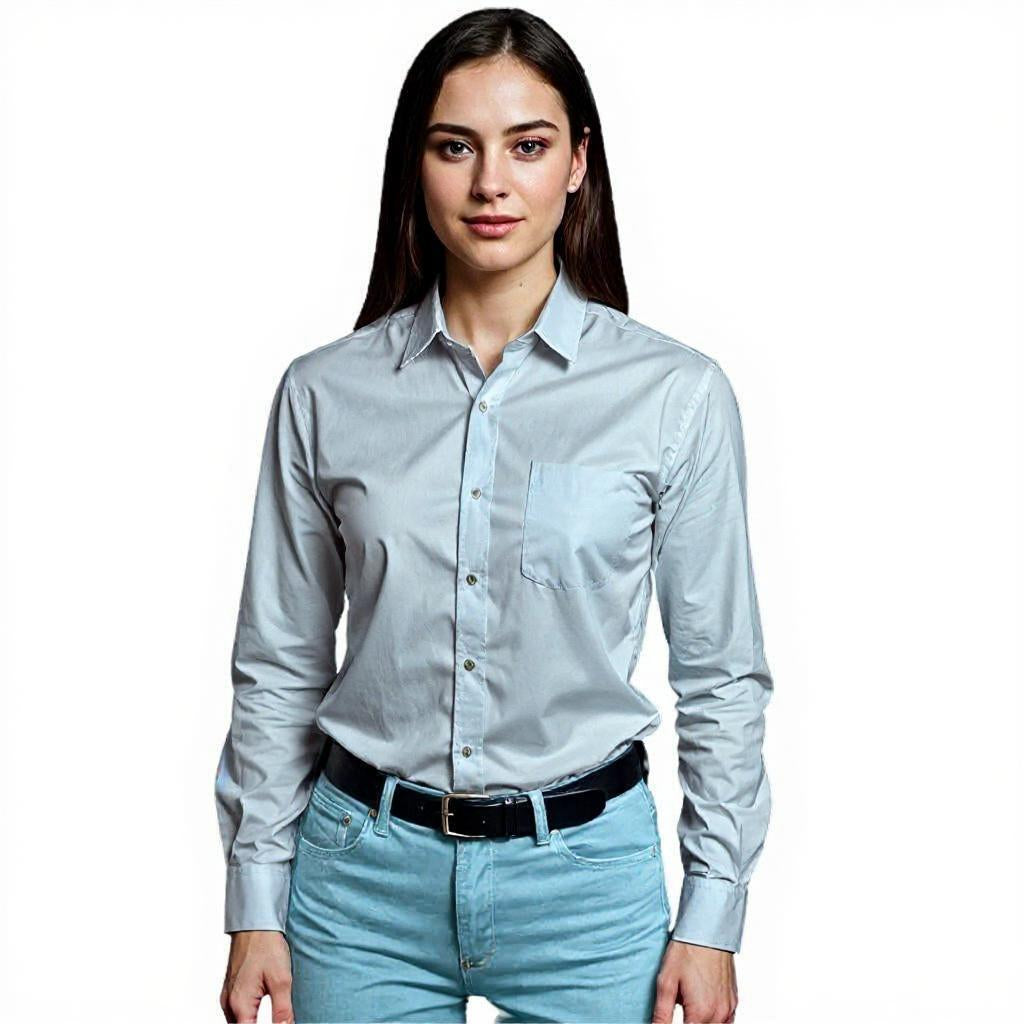 Flux Brushed Cotton Lounge Shirt Ladies