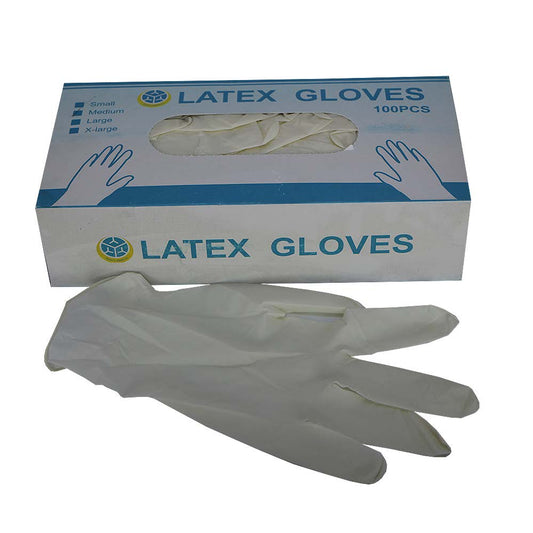 Latex Examination Glove Powdered M – Box Of 100 Pairs