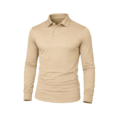 Sea Biscuit Combed Cotton Long Sleeve Golfer