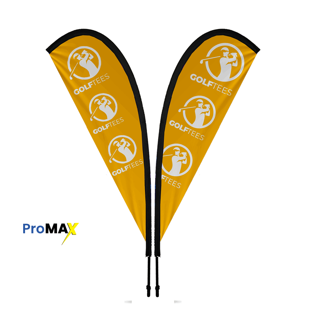 ProMAX Teardrop Banner 3m Double sided, Complete