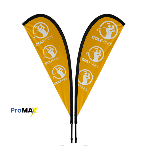 ProMAX Teardrop Banner 3m Double sided, Complete