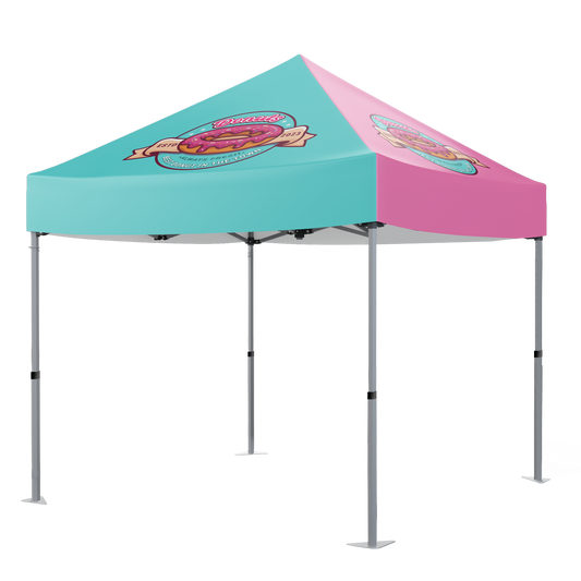 Gazebo 3 x 3m, Dye Sub, Econo Aluminium, Complete