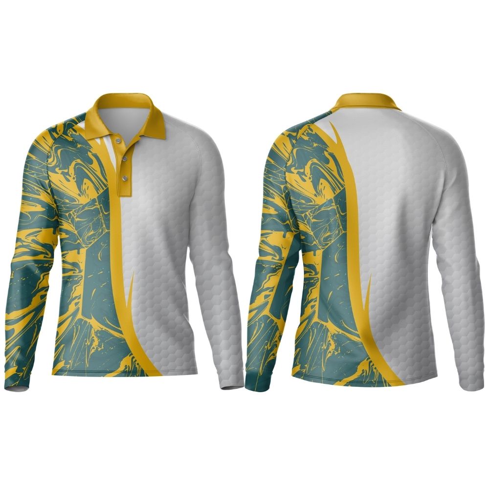 Kids Cricket Golfer Long Sleeve | Raglan Sleeve