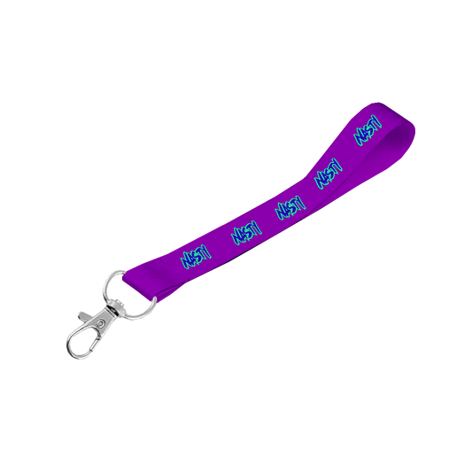 Satin Wrist Phone Strap D/Sided Print with Snap Hook 25 x 340mm