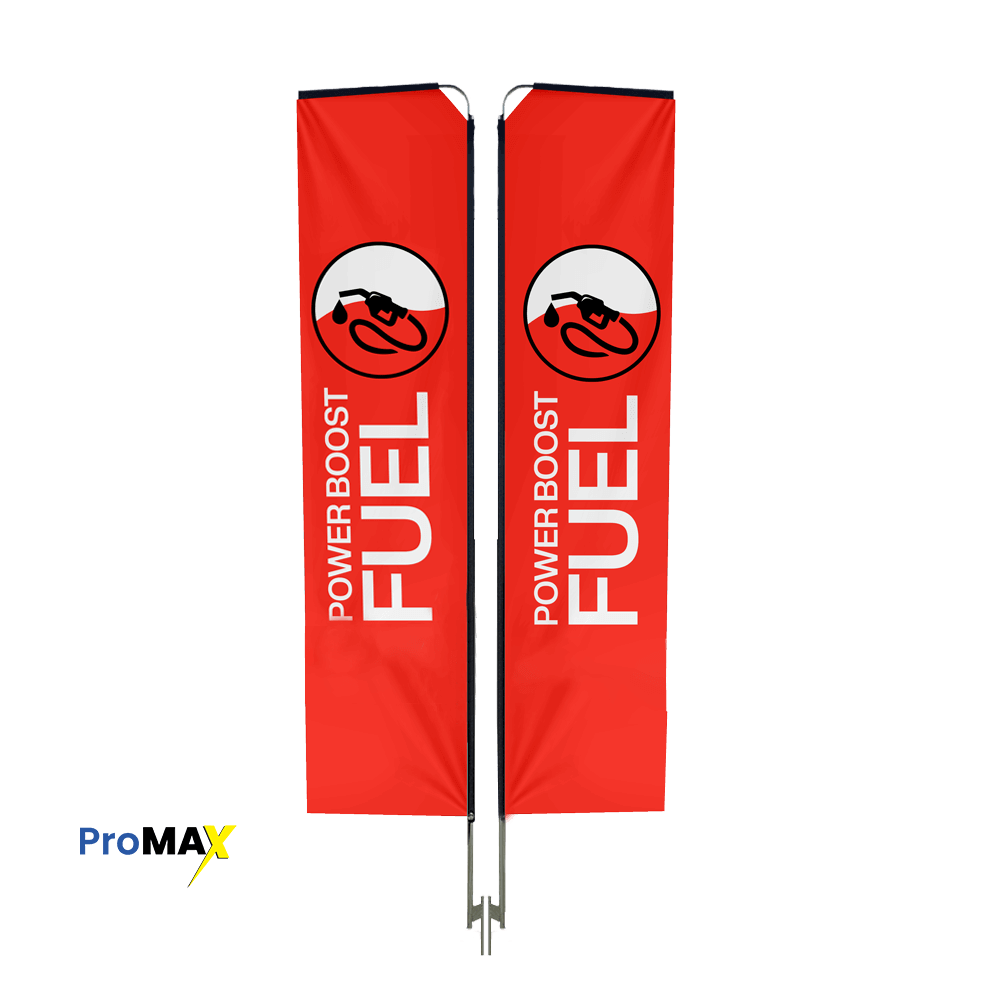 ProMAX Telescopic Banner 4m Double sided,  Complete