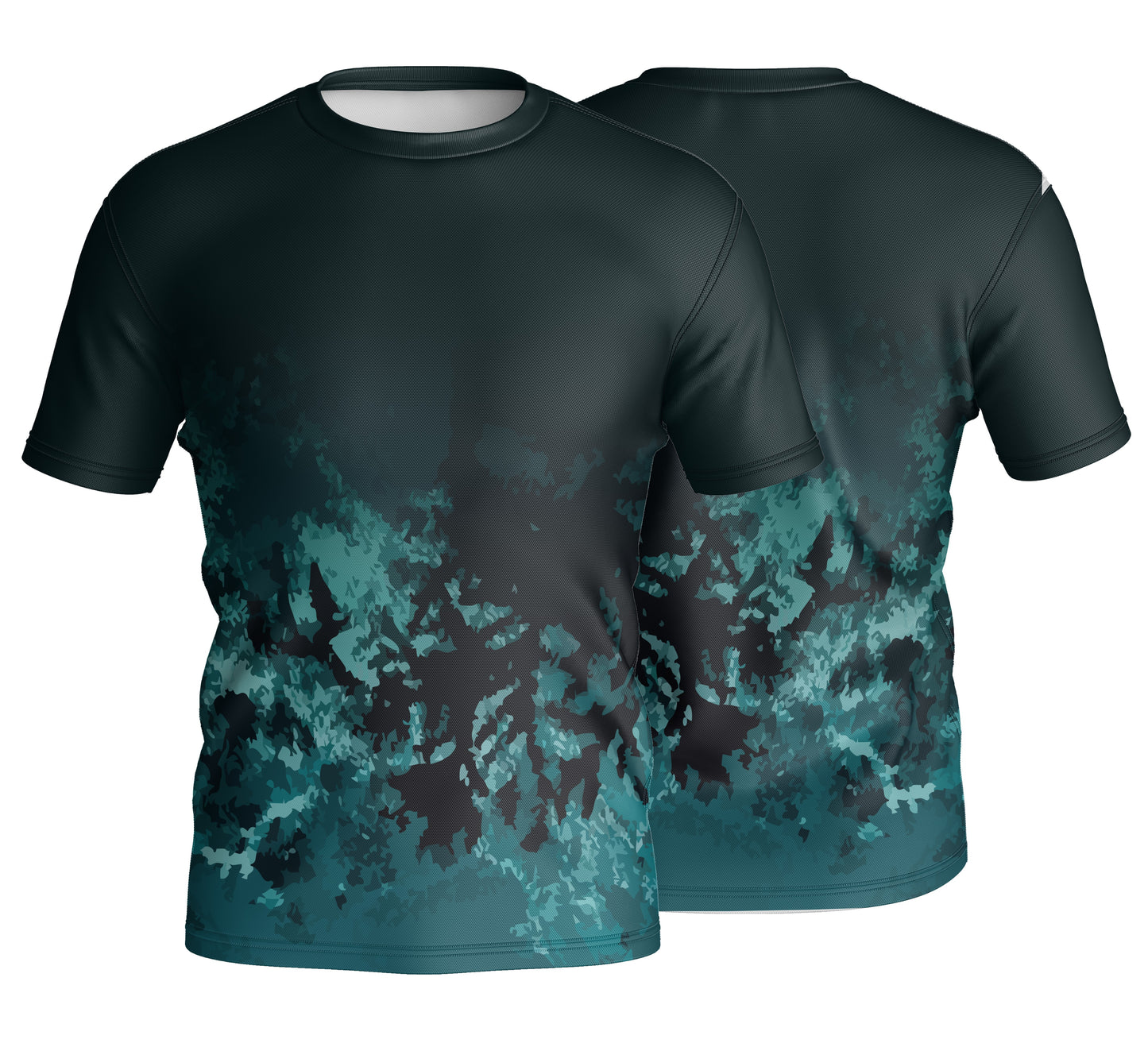 Unisex Short Sleeve Crew Neck T-Shirt | Birdseye | Camo Design