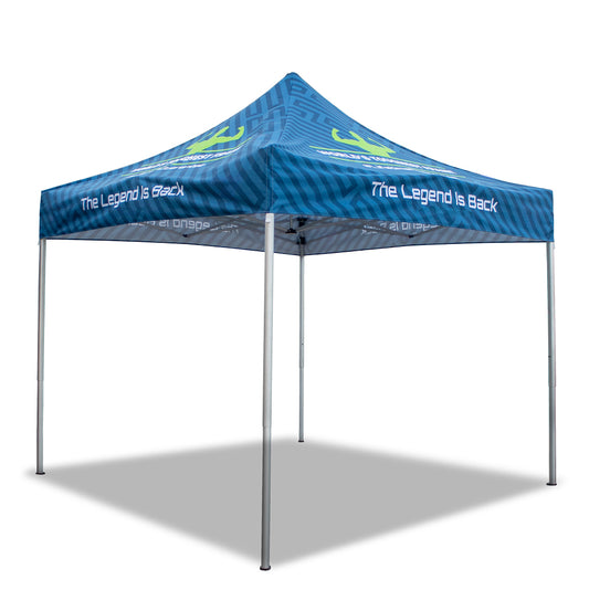 World’s Toughest Gazebo 3 x 3m, Dye Sub, Aluminium, Complete