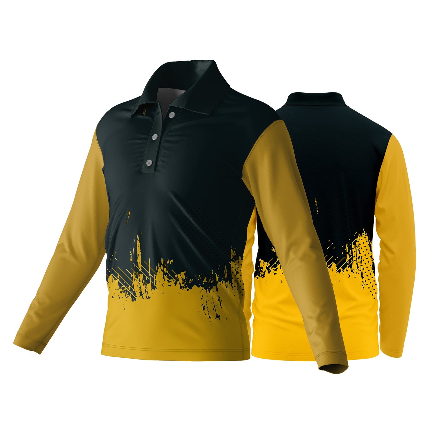 Unisex Long Sleeve Golf Shirt | Birdseye | Sport Design