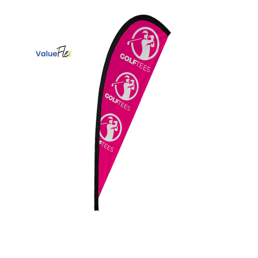 ValueFLEX Teardrop Banner 4m Single sided, Skin Only, Available in sets of 2
