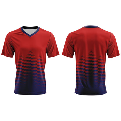 V-Neck Short Sleeve Soccer Shirt | Fitted Sleeves