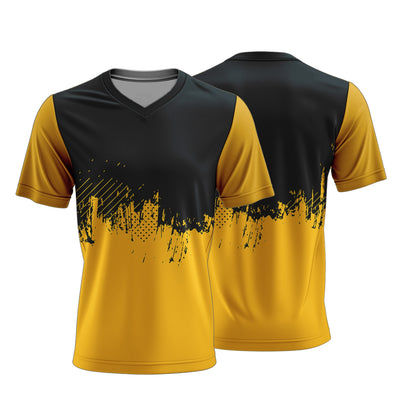 Unisex Short Sleeve V-Neck T-Shirt | Interlock | Sport Design