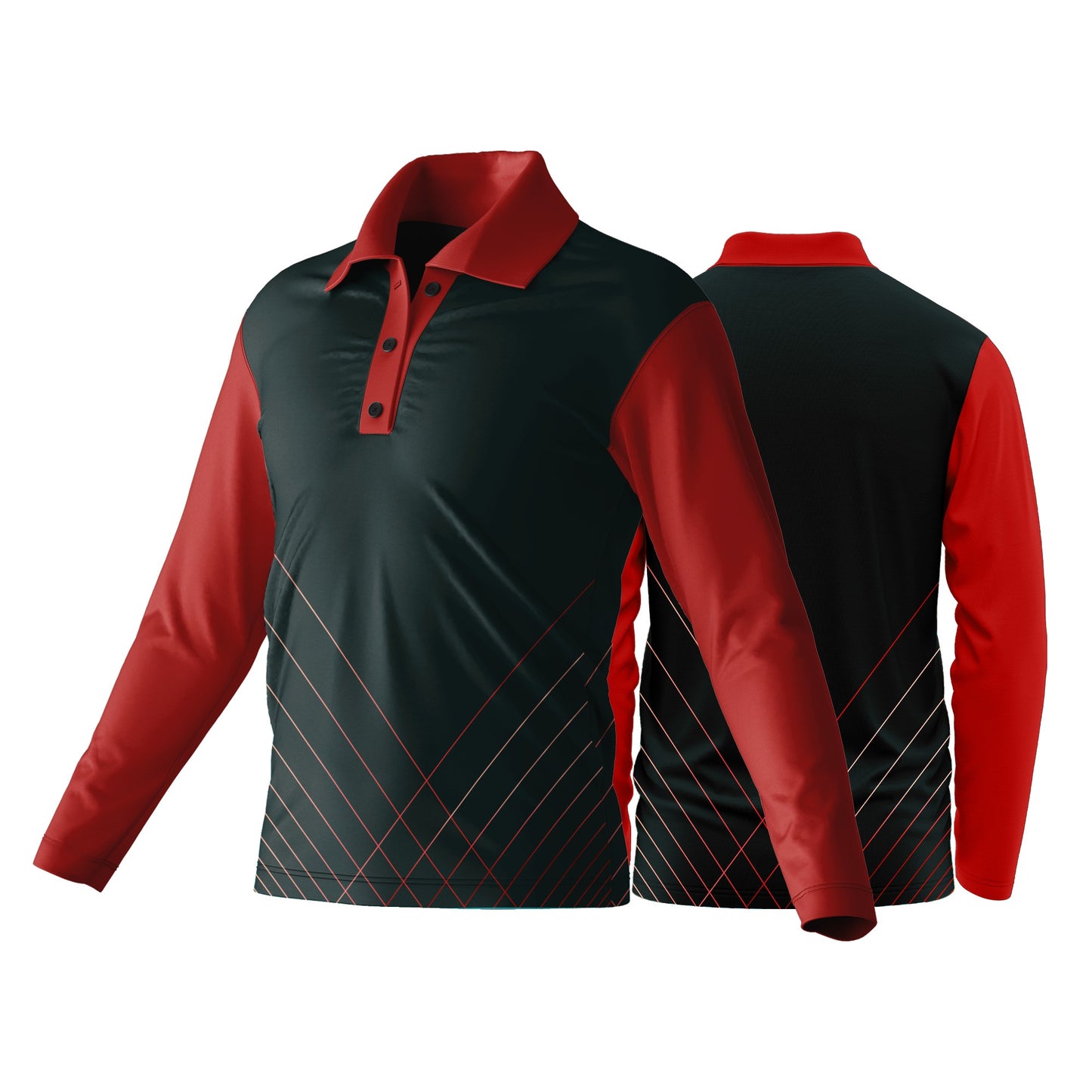 Unisex Long Sleeve Golf Shirt | Sport Tec | Sport Design