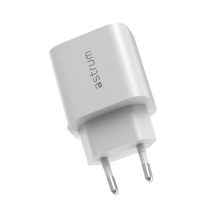 WATZ12D 12W Wall Charger 2 X USB-A WHT