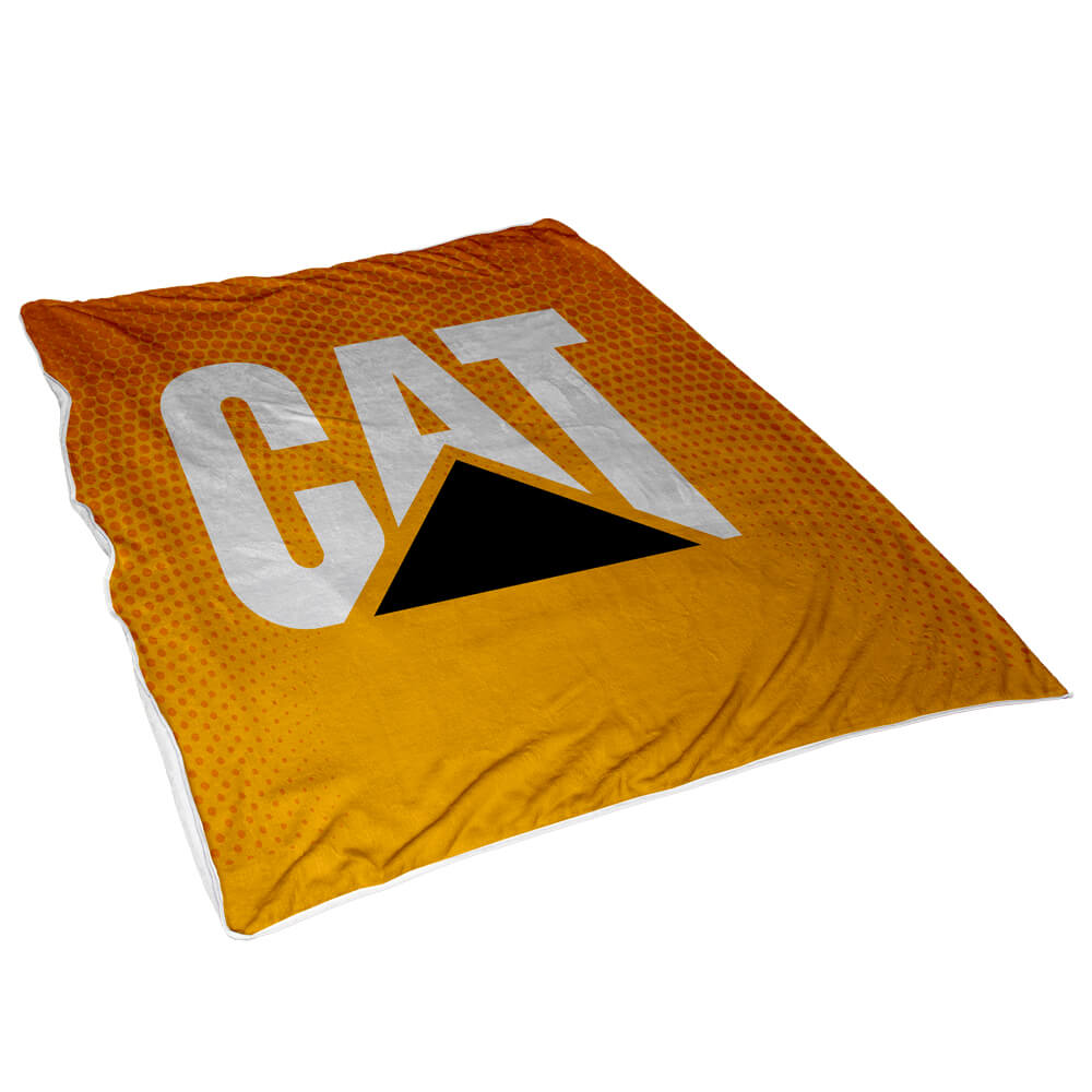 Jacana Mongolian Fleece Throw S/S Print Binded With Petersham Webbing
