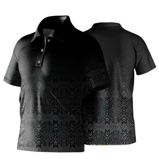 Unisex Golf Shirt | Drop Needle Square | Africa Design