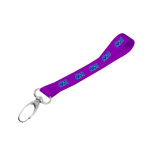 Satin Wrist Phone Strap D/Sided Print with Lobster Clip 25 x 340mm