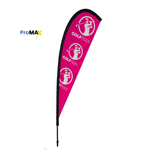 ProMAX Teardrop Banner 4m Single sided, Complete, Available in sets of 2