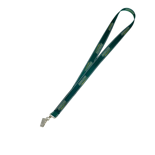 Petersham Lanyard With Reflective Border Sublimation Print D/Sided with Crocodile Clip