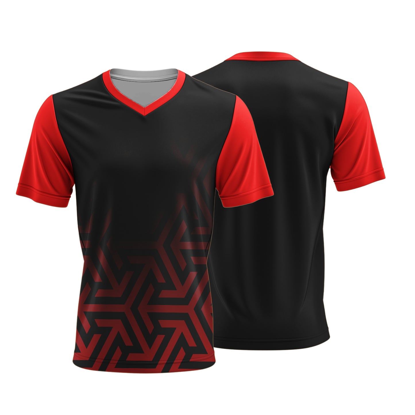 Unisex Dye Sublimated Short Sleeve V-Neck T-Shirt | Sport Tec | Corporate Design