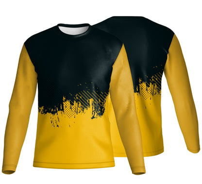 Unisex Long Sleeve Crew Neck T-Shirt | Birdseye | Sport Design