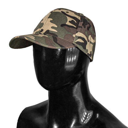 Camo 6-Panel Camouflage Cap