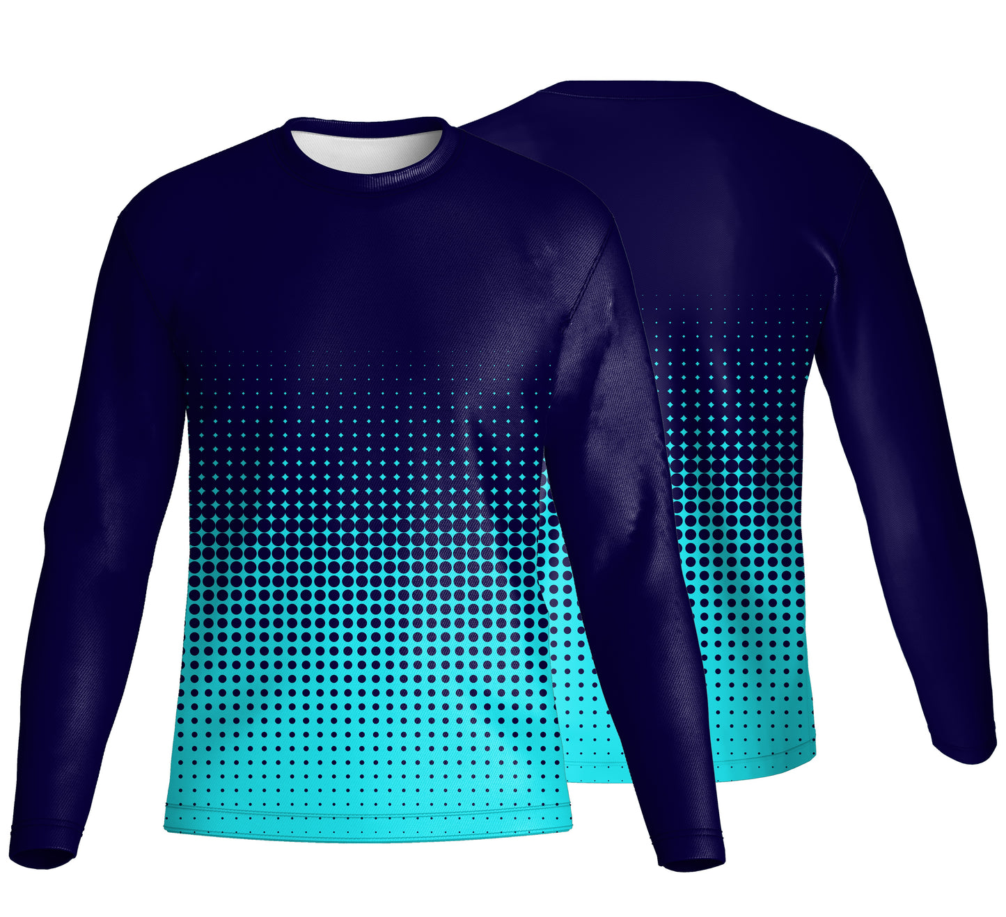 Unisex Long Sleeve Crew Neck T-Shirt | Birdseye | Sport Design