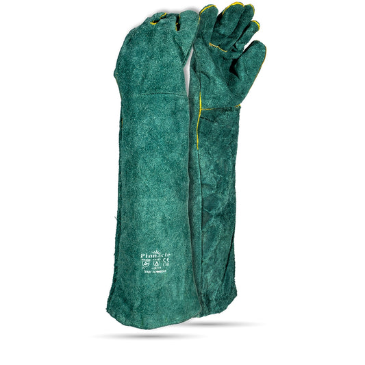 Green Lined Leather Glove 16  Shoulder – Pack Of 12 Pairs