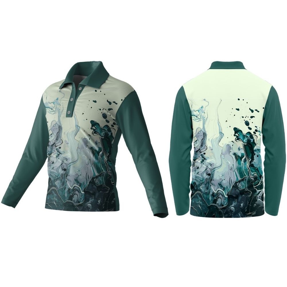 Fishing Golfer Long Sleeve | Fitted Sleeve