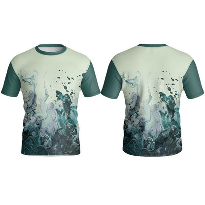 Kids Crew Neck Short Sleeve Fishing T-Shirt | Fitted Sleeve