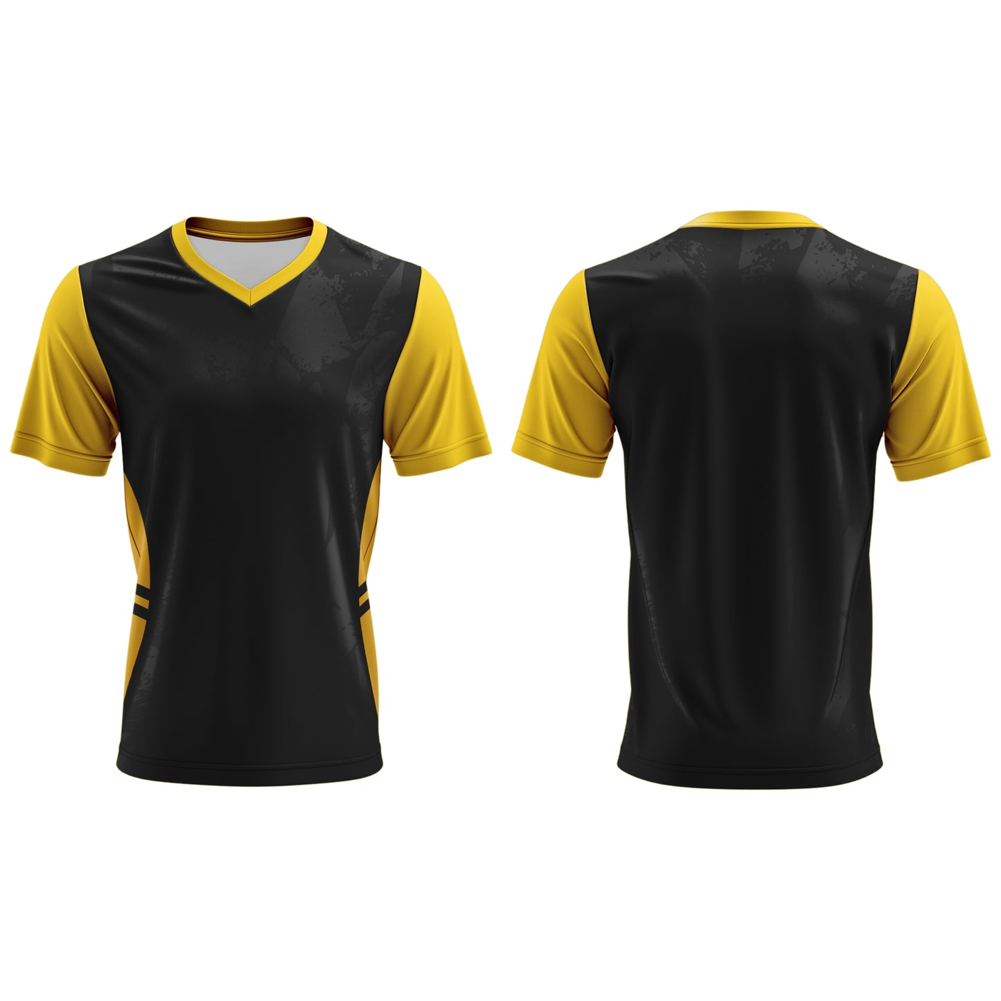 V-Neck Short Sleeve Soccer Shirt | Fitted Sleeves