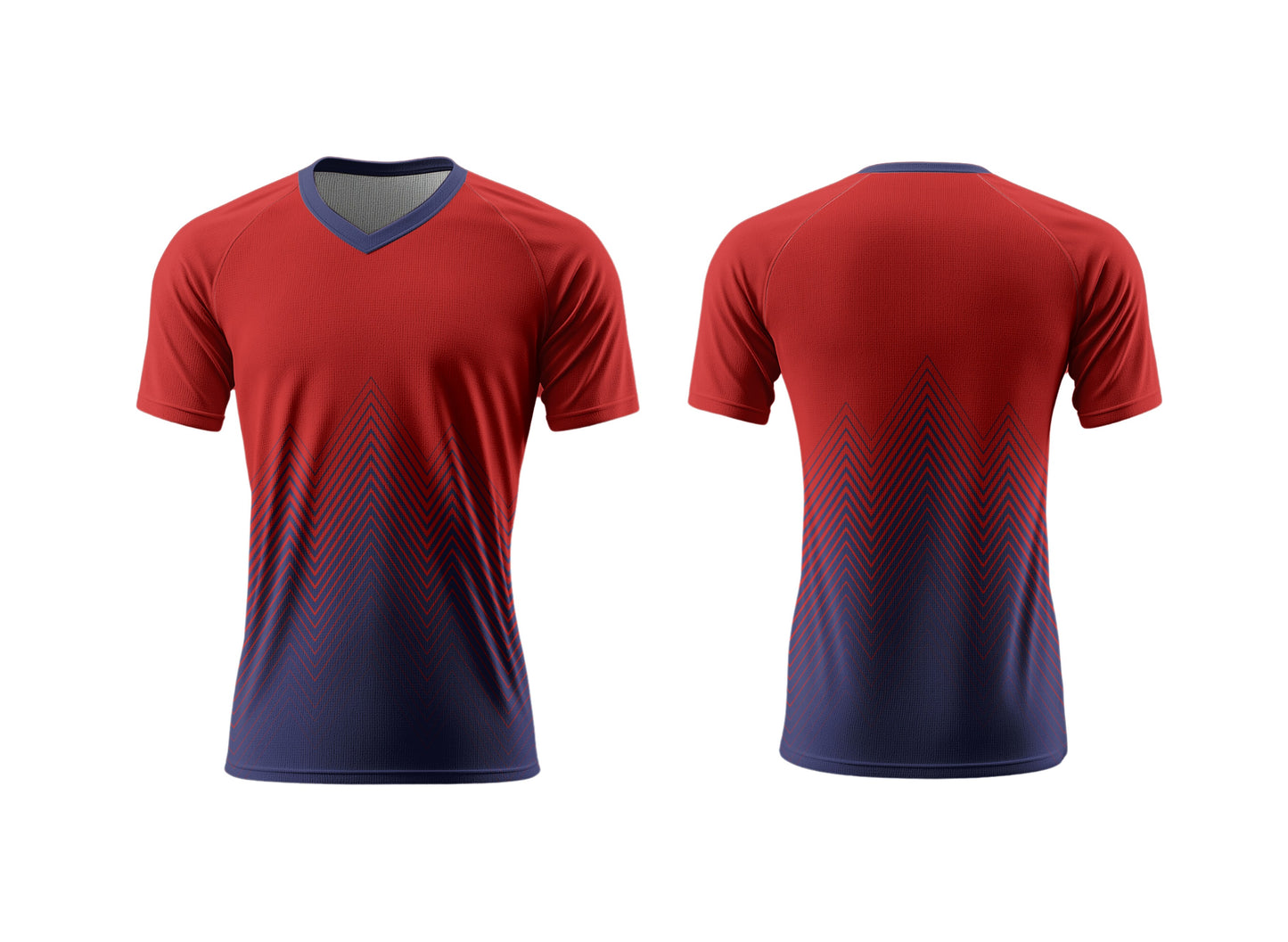 Kids V-Neck Short Sleeve Soccer Shirt | Raglan Sleeves