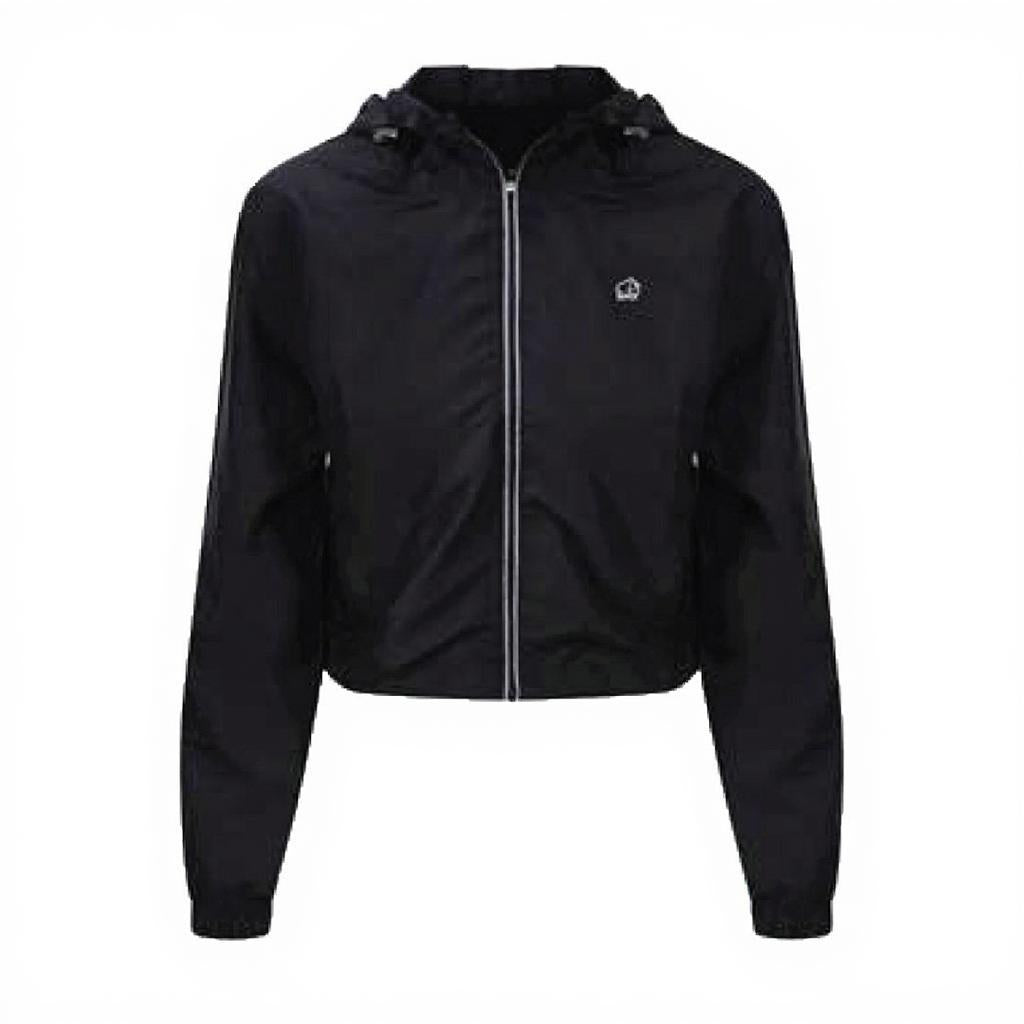 Cropped Rain Jacket Windshield