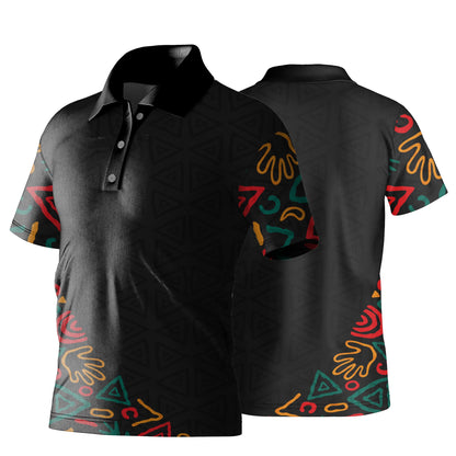 Unisex Golf Shirt | Sport Tec | Africa Design