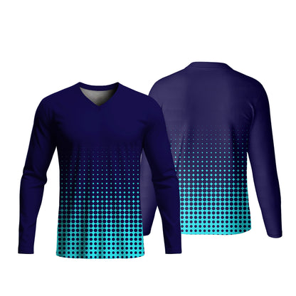 Unisex Long Sleeve V-Neck T-Shirt | Sport Tec | Sport Design