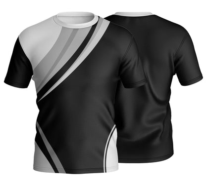 Unisex Dye Sublimated Short Sleeve Crew Neck T-Shirt | Drop Needle Square | Corporate Design