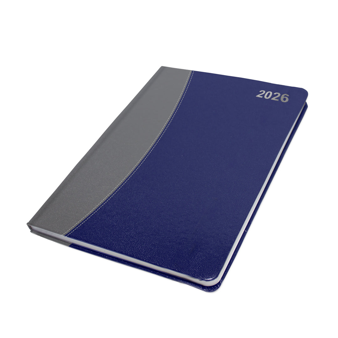 A5 Scripta Crescent Two-Tone Diary (Padded Cover)