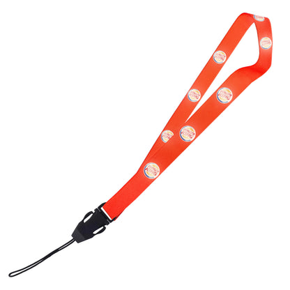 Hi-Viz Lanyard DTF Full Colour Reflective Print D/Sided with Cellphone Clip