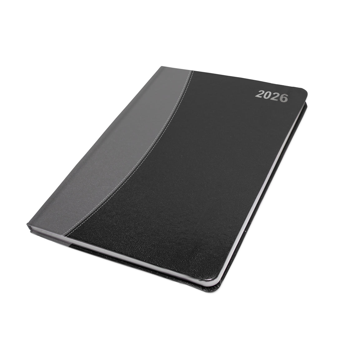 A5 Scripta Crescent Two-Tone Diary (Padded Cover)