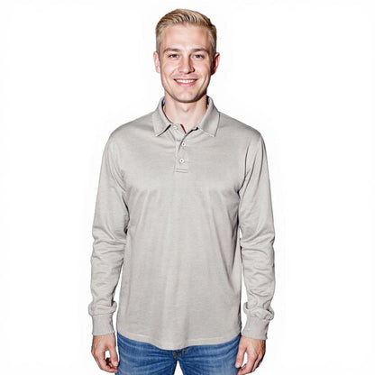 Sea Biscuit Combed Cotton Long Sleeve Golfer